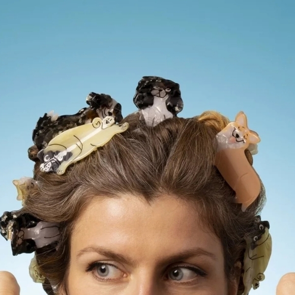 NEW Dog French Bulldog Animal Hair Claw Clip - Picture 4 of 14